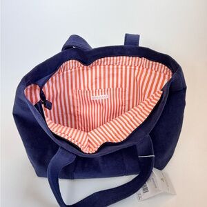 NWT Shiraleah Navy Blue Sol Terry Tote Bag 13”x22”